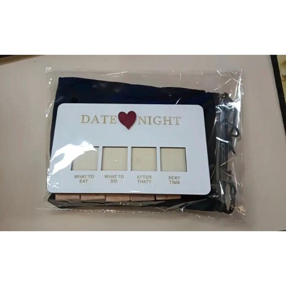 Date Night Dice Game for Adults Wooden 5 Dice plus Board with 4 Decisions FUN! - Picture 7 of 7